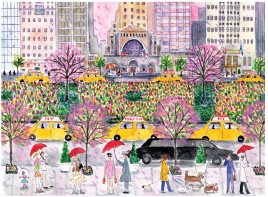 Michael Storrings- Spring on Park Ave NYC 1000 Piece Jigsaw Puzzle