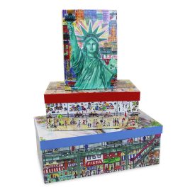 Michael Storrings - New York Landmarks Boxes Set of 3