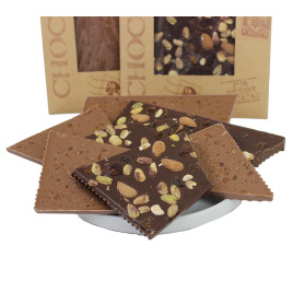 French Chocolate Bars from Bovetti (2 x 350g bars)