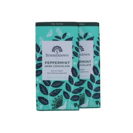 Summerdown Peppermint Dark Chocolate Bar (2 Bars)