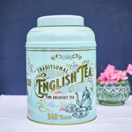 Vintage Victorian English Breakfast Tea Tin 