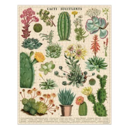 Cavallini & Co. Cacti & Succulents 1000 Piece Puzzle