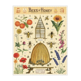 Cavallini & Co. Bees & Honey 1000 Piece Puzzle